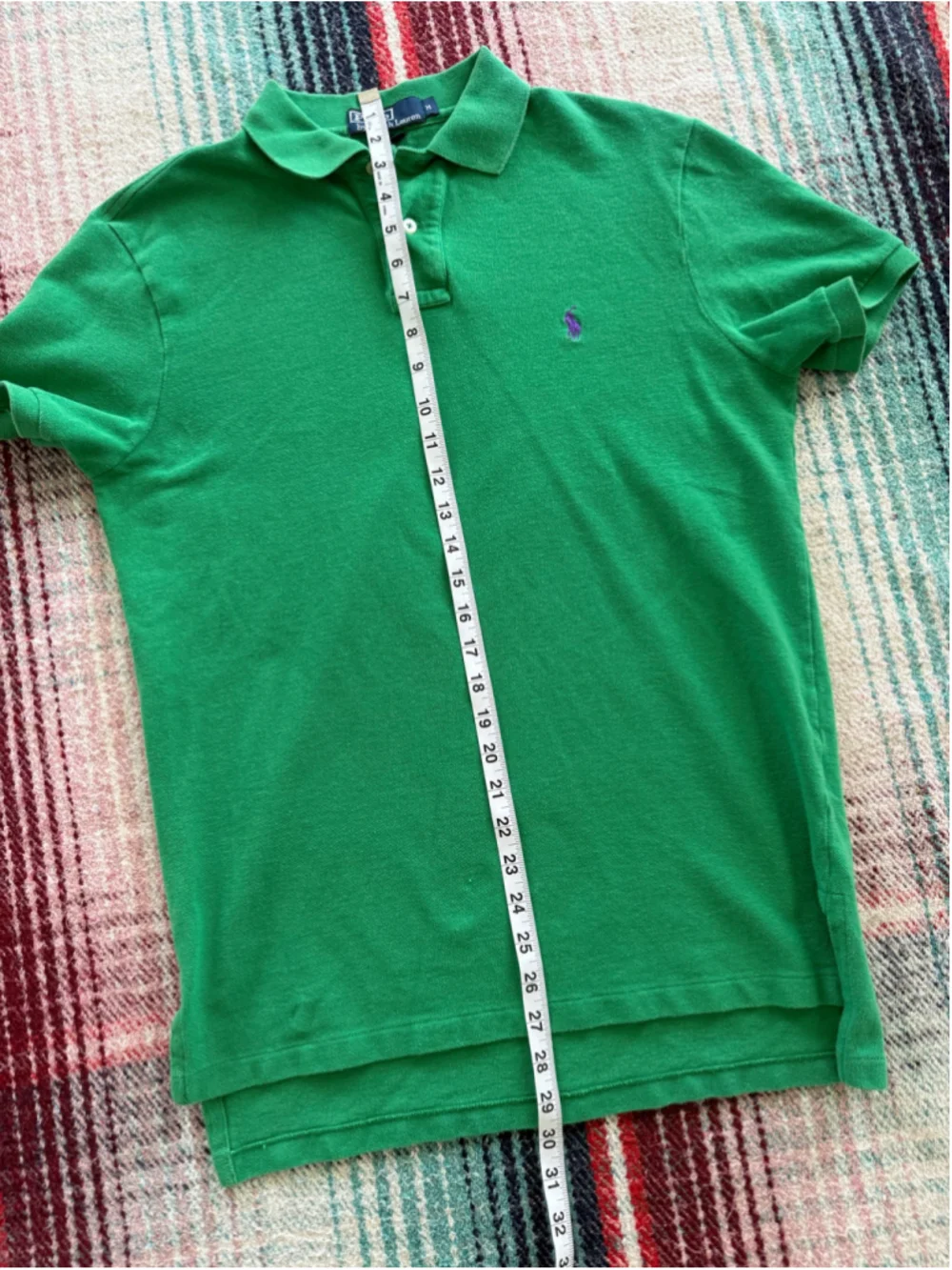 Vintage Polo Ralph Lauren Green Polo Shirt M